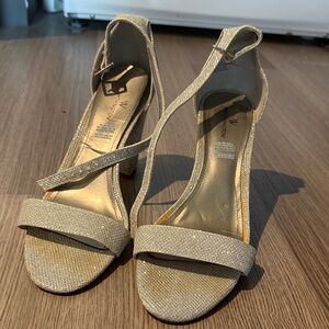 Windsor Shimmering Silver Heels